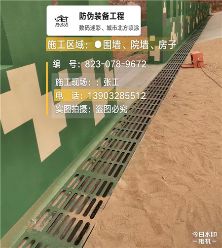 肇庆 例如在抖音上有“迷彩墙，外围墙面挡 - 星空数码迷彩漆施工队